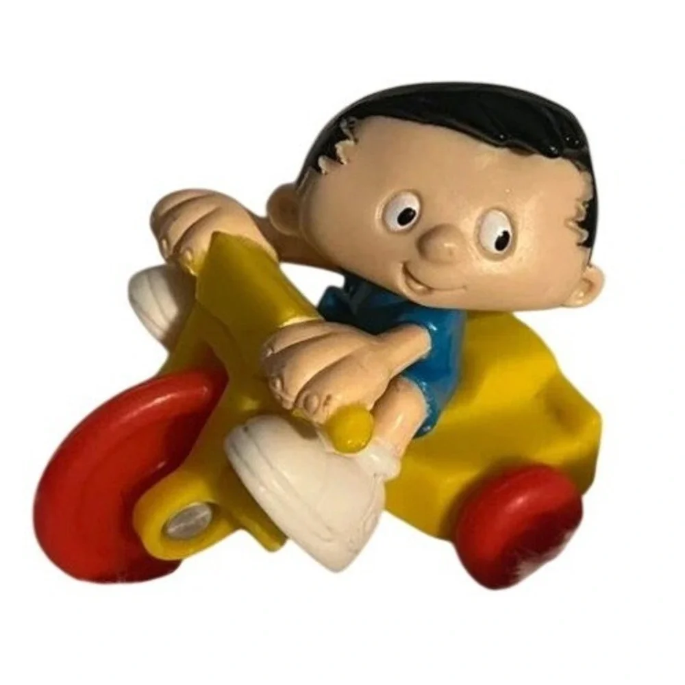 McDonalds Happy Meal Toy 1994 Bobbys World Vintage Yellow Tricycle Figure